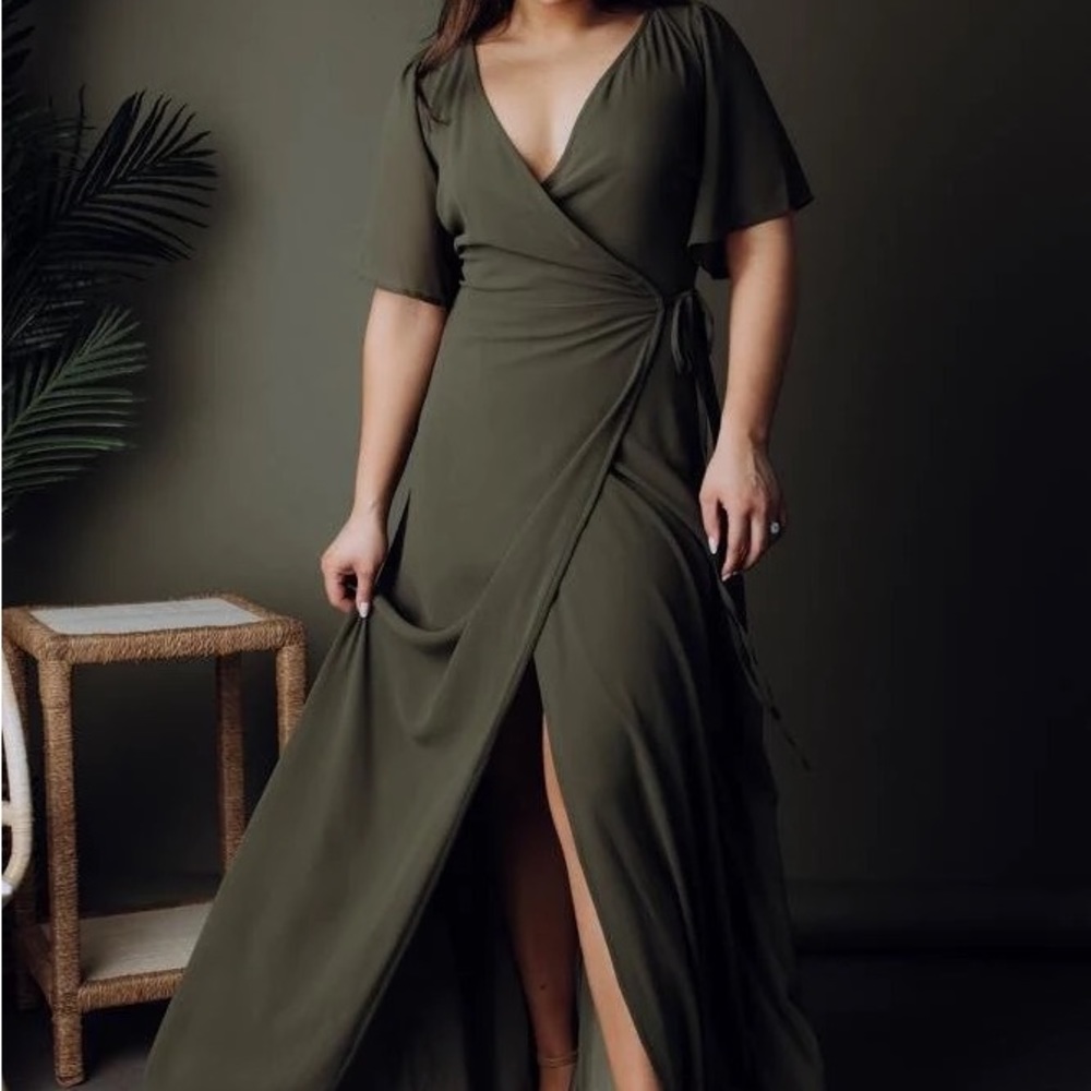 IVY WRAP MAXI DRESS worn once